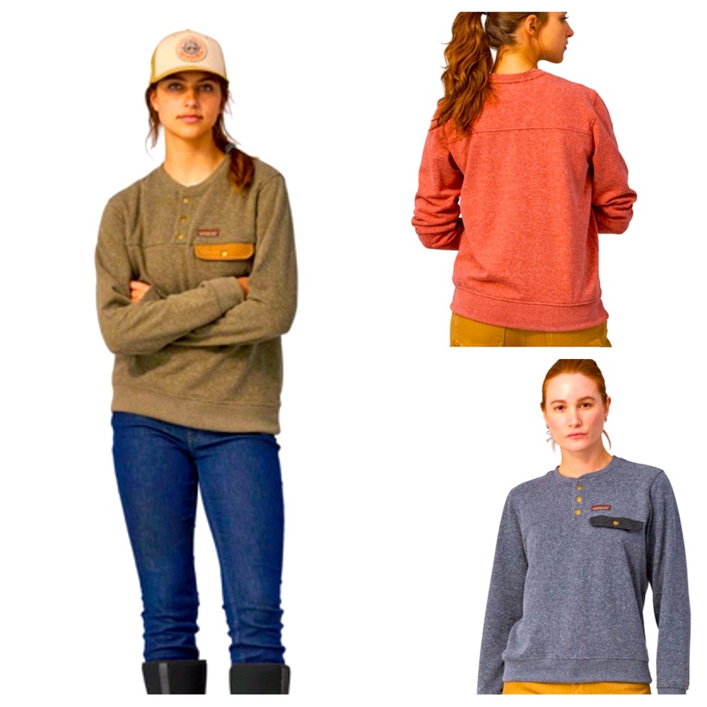 NEW Patagonia Women's Hemp Sweatshirts in 3 Colors Sz Sm & Meds